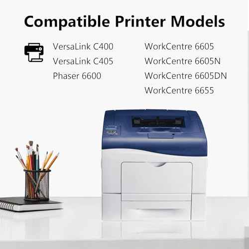 VersaLink C400 C405 Waste Toner Cartridge (1 Pack) - 108R01124 Waste Cartridge Replacement for Xerox VersaLink C400 C405 Phaser 6600 WorkCentre 6605 6605N 6605DN 6655 Printer