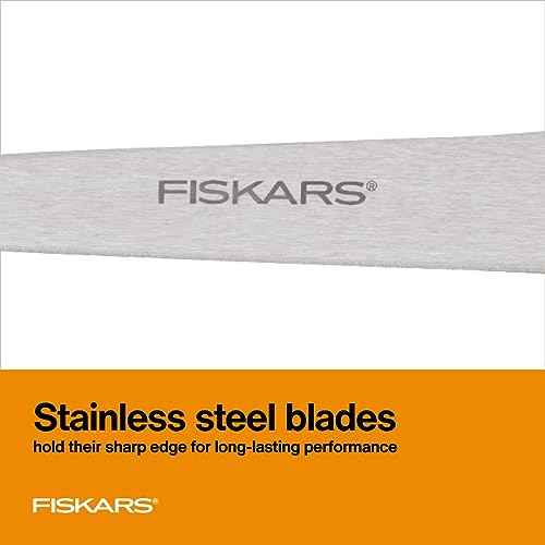 Fiskars All Purpose Scissors, High Performance Cutting, Stainless Steel Blades, Ergonomic and Comfort Handles, Perfect for Arts and Crafts and the Office, Scissors for Office