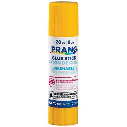 Prang Washable Glue Stick, Clear, 28 Oz., 60 Count