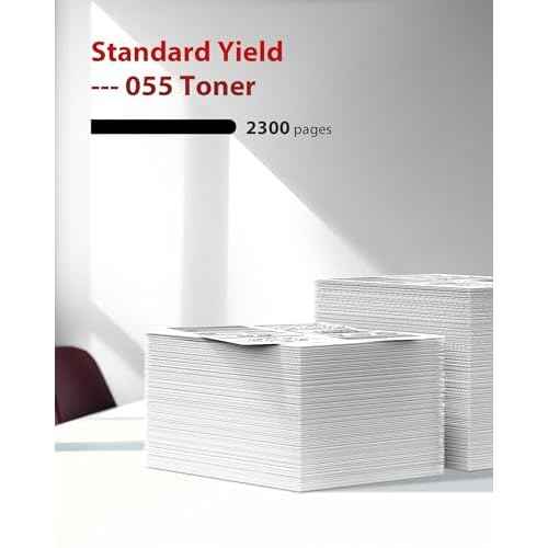 055 Black Compatible Toner Cartridges Replacement for Canon 055 Black 2 Pack 055H Compatible with Canon Mf743cdw Toner Cartridges, MF745Cdw, MF746Cdw Laser Printers