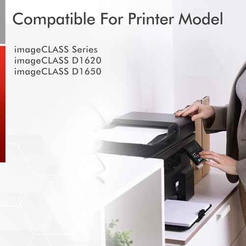 121 Black Toner Cartridge High Yield 2-Pack Compatible Replacement for Canon 121 Black Toner Cartridge CRG-121 CRG121 for imageCLASS D1620 D1650 1620 1650 Printer Ink