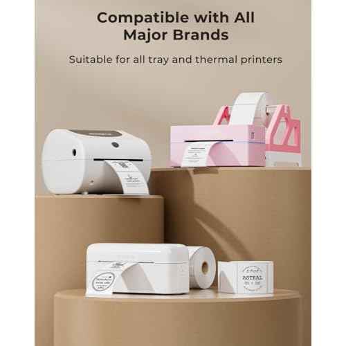 MUNBYN 2 Inch Circle Thermal Sticker Labels, Self-Adhesive Round Direct Thermal Labels for Business, 750 Sheets/1 Roll