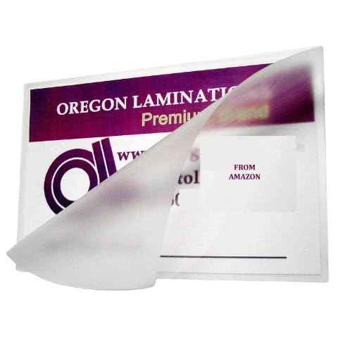 Oregon Lamination Heat Activated Laminating Pouches 5 Mil 9¡± x 11-1/2¡± [Pk of 100] 229mm x 292mm x 125 microns Thick for 8.5 x 11 Letter Size Sheets, Clear