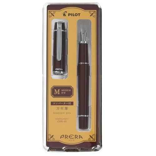 Pilot Fountain Pen Red Brown Medium Pont P-FPR-1-RBN-M With Original Stylus Ballpoint Touch Pen