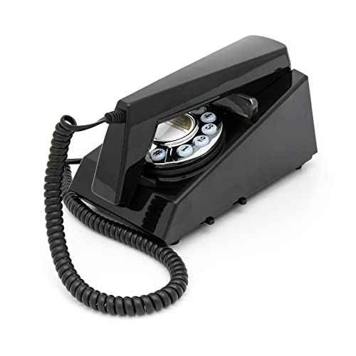 GPO GPOTRMB Trim Telephone Desktop Push-Button Telephone (Black)