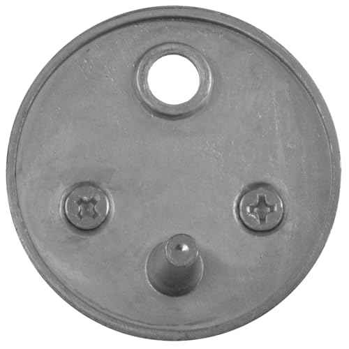 Dome Door Stop Wall Protectors with Rubber Stopper ? Satin Nickel Floor Mounted Door Stoppers 10-Pack ? Design House, 188342