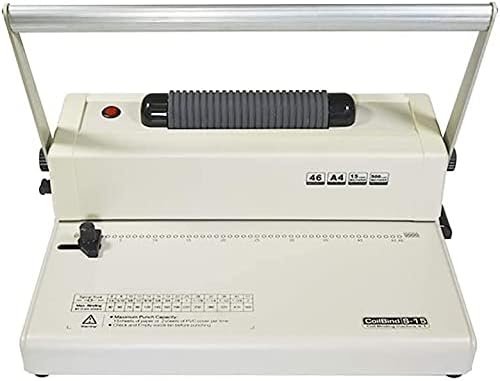 PPE Coilbind S-15 Binding Machine - Electric Coil Inserter & Manual Punch for Professional Documents