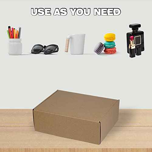 12x9x4 Inches Shipping Boxes, Brown Corrugated Cardboard Boxes for Small Bussiness, Pack of 20