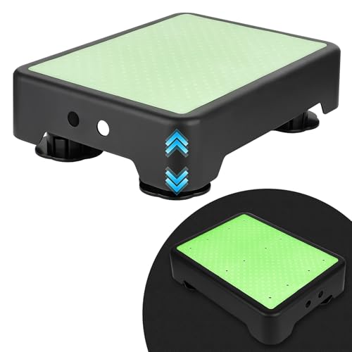 Night Glow Adjustable Step Stool for Seniors Adults - Green, 3 Heights