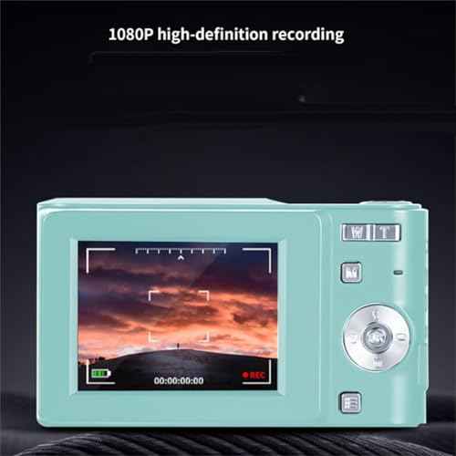 2000's Aesthetic Digital Camera, HD 1080p Portable Small Cameras, 16x Zoom Anti Shake, 2.4 Inch LCD Screen, Autofocus for Teens Adult Beginner