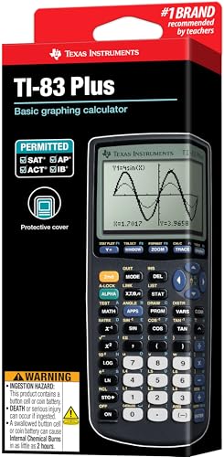 Texas Instruments TI-83 Plus Graphing Calculator for Math & Science