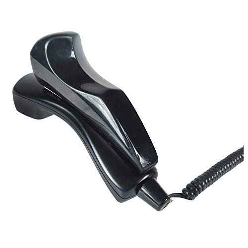 Softalk II Phone Shoulder Rest, Landline Office Telephone Accessory with Nonslip Ergo-Grip Cushion and Self-Adhesive Tape Attachment, Black