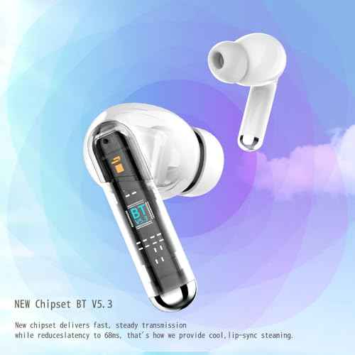 TWS Translation Noise Cancelling Earbuds, 144 Language Two-Way Real time Translator Device, in Ear Voice Language Translator Earbud Supports Calls, Music with APP Fit iOS & Android.
