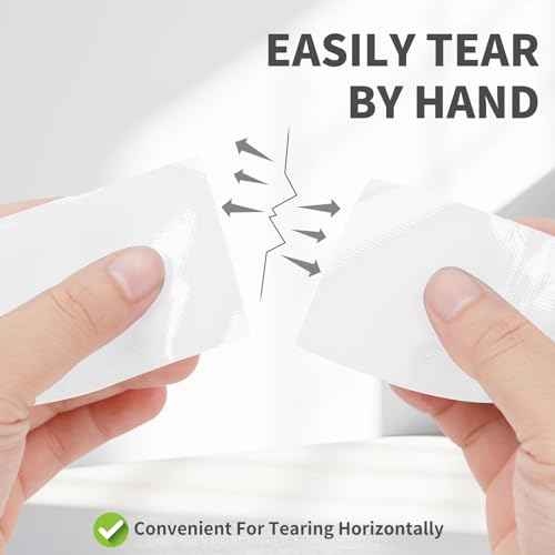 White Duct Tape Heavy Duty Waterproof, 40 Yards X 2 Inch, 9 Mils Thickness Strong Adhesive Sticky, No Residue, Easy Tear by Hand for Home Repairs Indoor Outdoor Crafts Packing HVAC and Construction
