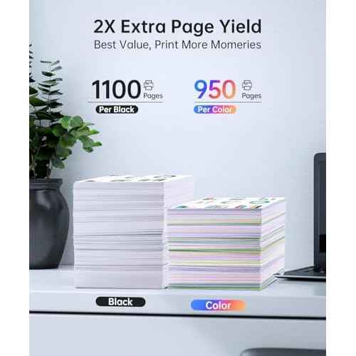 TOKYOINK 702XL Ink Cartridges Combo Pack Remanufactured Replacement for 702 Ink Cartridge 702 XL T702XL for Pro WF-3720 WF-3730 WF-3733 Printer Ink (Black, Cyan, Magenta, Yellow 4 Pack)