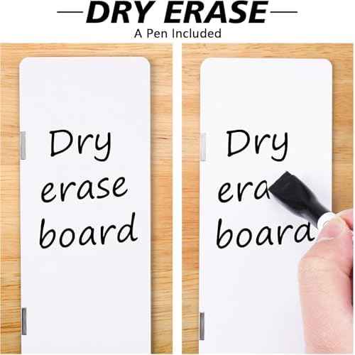 1 pc Dry Erase Monitor Memo Board, Magnetic Dry Erase Multifunction Whiteboard Monitor Side Panel, Desktop Memo Board with a Pen (1)