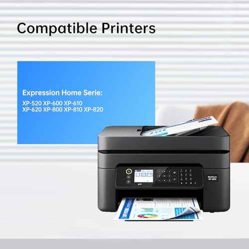 273XL Ink Cartridges Remanufactured Ink Replacement for Epson 273 Ink Cartridges Compatible with XP-820 XP-810 XP-800 XP-620 XP-610 XP-600 XP-520 Printer(5 Pack)
