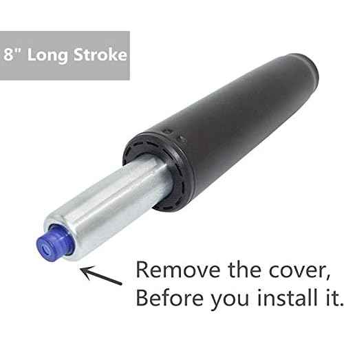 DOZYANT 8" Long Stroke Office Chair Gas Lift Cylinder Replacement,Hydraulic Pneumatic Shock Piston Heavy Duty (450 lbs) for Tall Person Universal Size Fits Most Executive Chairs, Highest End Class 4