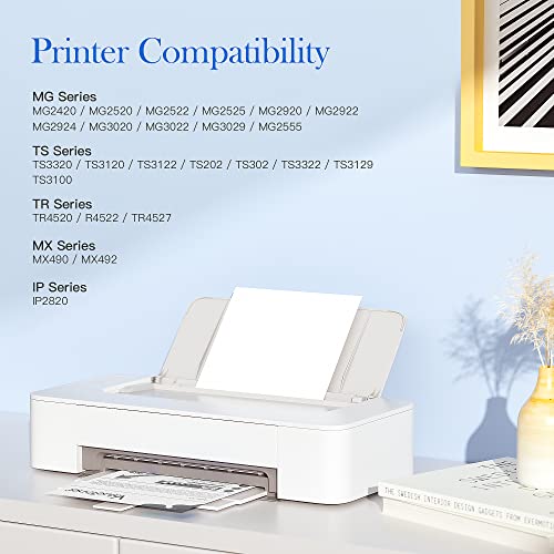 Valuetoner 245XL Ink Cartridge Replacement for Canon 245XL 246XL Combo Pack PG-245XL CL-246XL for Pixma TR4520 TR4527 MG2522 MG2520 MX490 MX492 TS202 TS302 TS3320 MG2920 Printer (Black, Color)