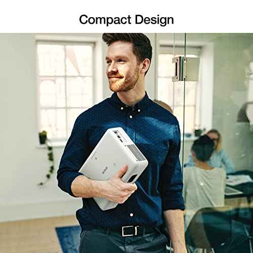 Epson EpiqVision Flex CO-W01 Portable Projector, 3-Chip 3LCD, Widescreen, 3,000 Lumens Color/White Brightness, 5 W Speaker, 300-Inch Home Entertainment and Work, Streaming Ready
