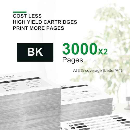 TN830 Toner Cartridge High Yield Replacement for Brother Toner TN830 TN830XL Used with Brother Printer HL-L2460DW DCP-L2640DW HL-L2480DW HL-L2400D HL-L2405W MFC-L2820DW, 2 Black TN-830XL