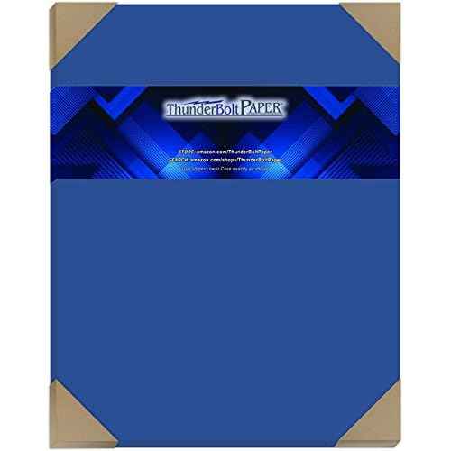 50 Royal Blue Color 65# Cover/Card Paper Sheets 11 X 14 Inches Scrapbook|Picture-Frame Size - 65 lb/pound Light Weight Cardstock - Quality Smooth Paper Surface