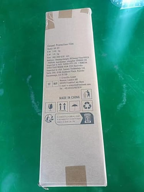 VEVOR Plastic Carpet Protectors, 24" x 12' PVC Scratch-Proof Cat Carpet Protector for Doorway, Anti-Slip Cat Scratch Protector Mat, Easy to Cut Carpet Scratch Stopper