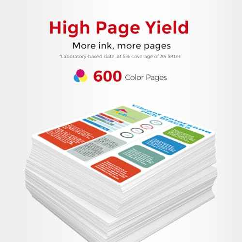 276XL Compatible Color Ink Cartridge Replacement for Canon Ink 276 276XL CL-276 XL CL276 (Tri-Color, 2-Pack) Work with TS3522 TR4720 TR4722 TS3520 TS3500 TR4700 TS3700 TS3720 TS3722 Printer