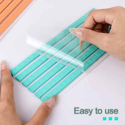 Feosky Adhesive Poster Sticky Tack Putty, Reusable and Removable Adhesive Putty, 120PCS, Mounting Putty for displaying Wall Paintings, Museum Art Photography, Picture, Crafts (Blue, Pack of 1)