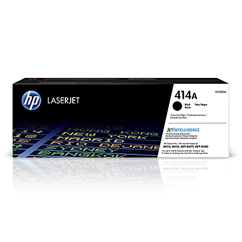 HP 414A Black Toner Cartridge for LaserJet M455dn, M480f, M479 Series - W2020A