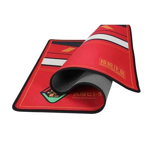 Non-Slip Floor Chair Mat 35"¡¿47" for Evangelion Unit-02 Mech Inspired Design