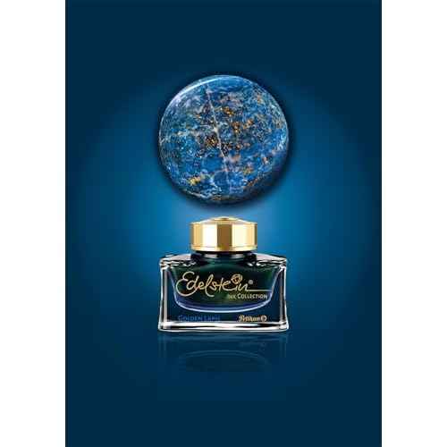 Golden Lapis Blue Ink - 50ml Bottle (Special Edition by Pelikan)