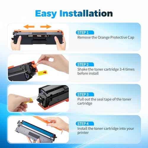 Compatible Toner Cartridge Replacement for Brother TN436 TN433 TN431 TN436BK Compatible for Brother HL-L8260CDW HL-L8360CDW MFC-L8610CDW MFC-L8690CDW MFC-L8900CDW MFCL9570CDW Printer (2-Pack)