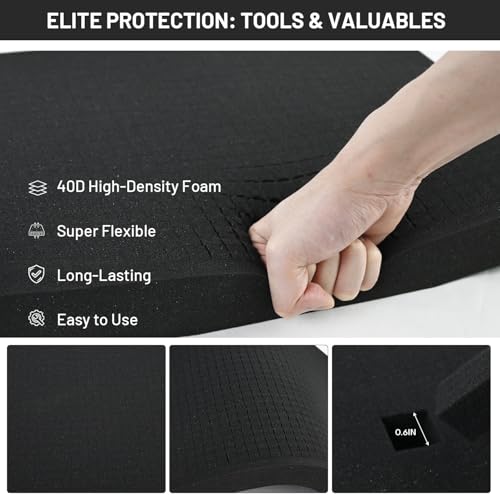 Dual-Thickness Case Foam Insert Kit 4PCS (2PCS 16x12x2" + 2PCS