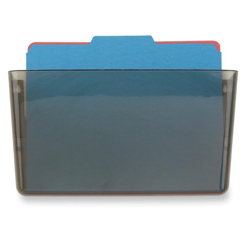 Officemate Letter-Size Wall File Organizer, Wall-Mountable Plastic Document Holder for Office & Home