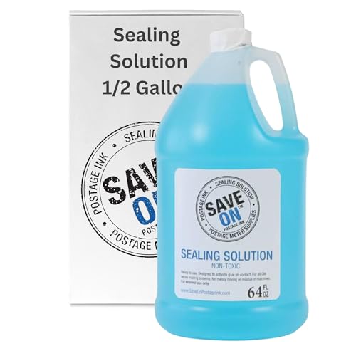 1/2 Gallon Envelope Sealing Solution for Mailing Systems | Compatible E-Z Seal