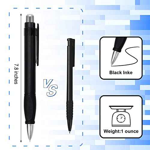 Big Fat Pens - Enhanced Writing Stability for Arthritis and Elderly Easy Thick Grip 3pcs Black