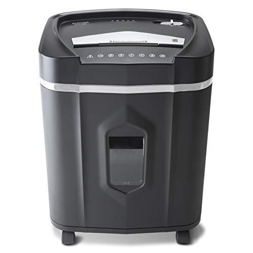 Aurora AU1210MA Micro-Cut Paper & Credit Card Shredder 12-Sheet, 60 Min Continuous Run