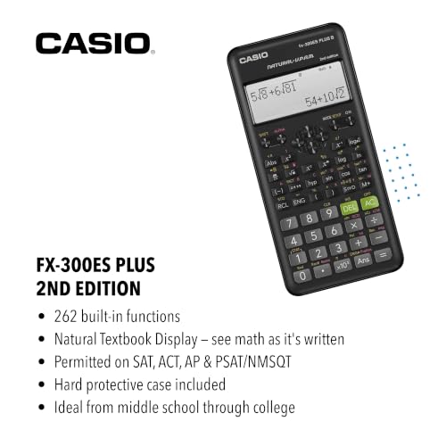 Casio FX-300ESPLSB-WAIT Scientific Calculator with Natural Textbook Display