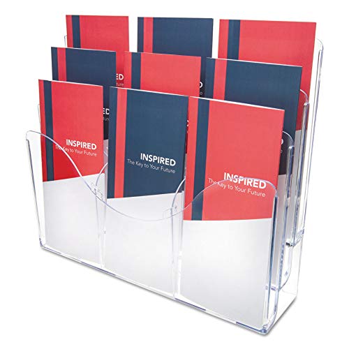 Deflecto 47631 Three-Tier Document Organizer with Removable Dividers