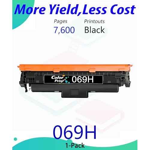 Compatible CRG 069H Toner Cartridge Replacement for Canon 069 CRG069H CRG-069H for ImageCLASS MF753Cdw MF751Cdw LBP674Cdw LBP673Cdw LBP674Cx MF752Cdw MF756Cx (1-Pack, Black)