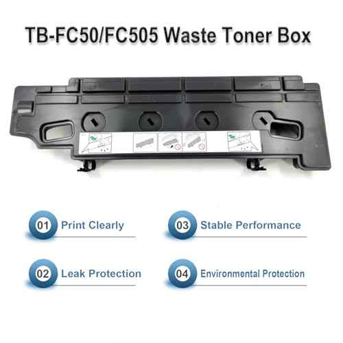 TB-FC505 TBFC505 Waste Toner Container, TBFC505 TBFC50 TB-FC50 FC-50 Waste Toner Box Compatible for Toshiba e-Studio 2505AC 2515AC 2555C 3005A 3015AC 3055C 3505AC 3508A 3515AC 3555c Printers