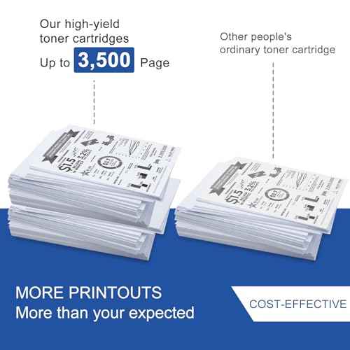 B4400/B4600 High Yield Toner Cartridge (Black ,1 Pack) Compatible for OKI B4600 43502301 Toner Cartridge Replacement for OKI B4400n B4600n B4500n B4550 B4550n Printer