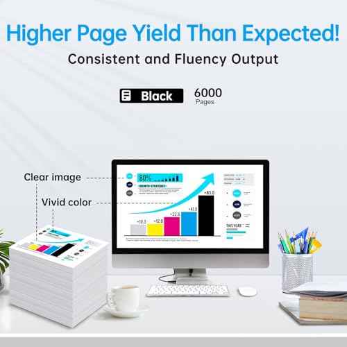 2-Pack LC406XL Black Ink Cartridges for Brother MFC-J4335DW MFC-J4535DW MFC-J5855DW Printer (2xBlack, LC406 XL, High Yield - 6000 Pages/Black)