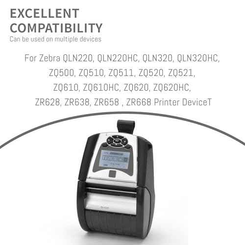 2Pack Printer battery for Zebra Printer ZQ610 QLN320 QLN220 QLN220(HC) QLN320HC ZQ500 ZQ510 ZQ520 ZQ521 ZQ610 ZQ620 ZR628 ZR638 ZQ658 ZQ668 PN BTRY-MPP-34MA1-01 P1031365-021 P1031365-025 7.4V 3400mah