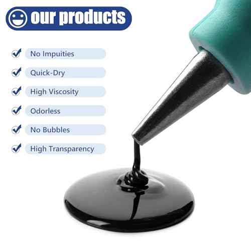 Threlaco 240 Pack Hot Glue Sticks Black Hot Melt Adhesive Glue Sticks for All Temp Guns 8 Long x 0.43 Dia Multipurpose for Kids Adults DIY Art Craft Sealing Repairing Festival Decoration 11.5lb