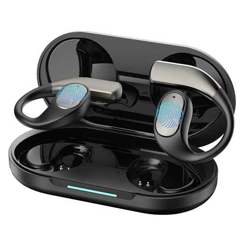 AI Language Translator Earbuds,OWS Real-Time 4-in-1 Translation Earbuds 144 Languages & Accents, Bluetooth 5.4 Translation Device for Travel/Business/Learning (SP39 Gray Black)