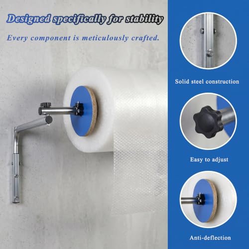 40cm Wall Mount Air Cushion Wrap Dispenser Roll Holder for Packing & Shipping