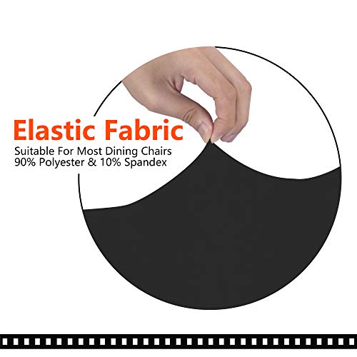 SARAFLORA Large Black Office Chair Cover with Zipper, 1PCS / 1 Piece