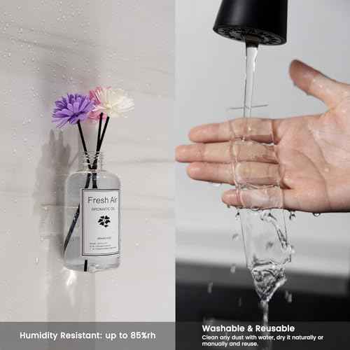 3 Pack Double Sided Tape Heavy Duty, Extra Large16.4FT Nano Double Sided MountingTape, Transparent Strong Removable Adhesive Picture Hanging Strips, Wall Tape Sticky Poster Carpet Decor